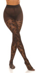 Sexy Tights with Print "Leo" black Einheitsgroesse