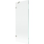 MEXEN/S - Lunar vaňová zástena FIX 70 x 150, transparent, nikel kartáčovaný 897-070-000-97-00