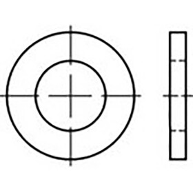 Podložka 19 mm 30 mm ocel 200 ks TOOLCRAFT TO-6865797; TO-6865797
