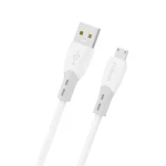 Dudao L25SM biela / Dátový kábel / USB-A / micro USB 3A / 1 m