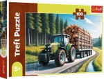 Trefl Puzzle Lesný traktor