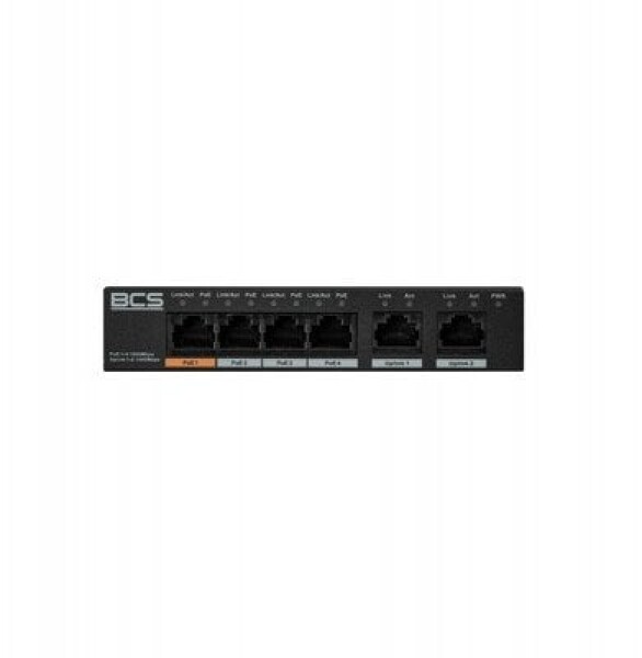 BCS BCS-L-SP04G02G(2) BCS Switch 4x PoE, 2x RJ45 Gigabit