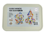 Mamido Mamido Flexibilná magnetická stavebnica Tube Block Pro Max 86 dielov