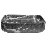 INVENA - Umývadlo na dosku FLORINA TREND 51cm mramor/grafit mat CE-40-723-C
