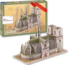 CLEVERHAPPY 3D puzzle Katedrála Notre Dame, Paríž