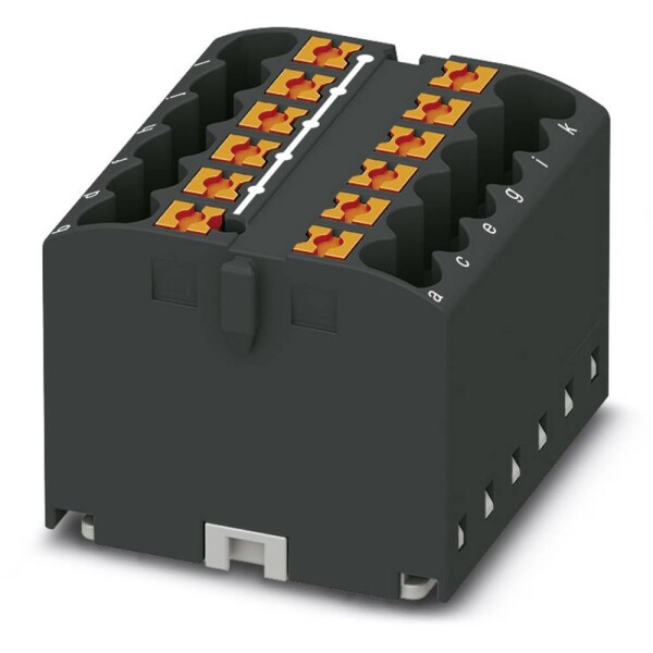 Phoenix Contact 3273300 blok rozvádzača 31.2 mm pružinová svorka čierna 8 ks; 3273300