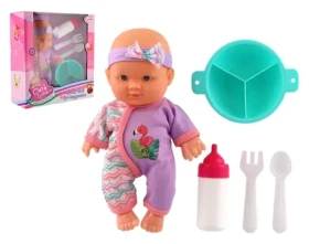 TEDDIES Bábika bábätko s doplnkami