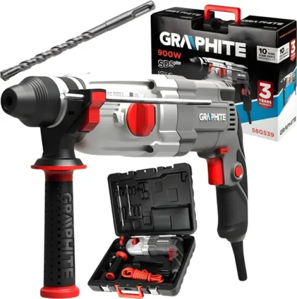 Graphite 58G539 / Kladivo vŕtacie / SDS+ / 900 W / 230V / kufor (58G539)