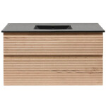 Kúpeľňová skrinka 2 zásuvková s umývadlom Naturel Savona 98x53x44, 8 cm dub Halifax mat SAVONA2100DHC SAVONA2100DHC
