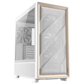 Antec Flux biela / E-ATX / 2x USB-A / 1x USB-C / 4X 120mm / 1x 140mm / bez zdroja / priehľadná biočnica (0-761345-10134-9)