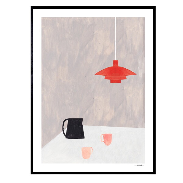 THE POSTER CLUB Autorský plagát Orange Pendant by Ana Frois 50 x 70 cm