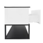 Kúpeľňová skrinka s krycou doskou SAT B-Way 119x30x45 cm biela lesk BWAY120WZF BWAY120WZF