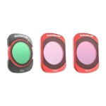 Sunnylife Sada filtrov pre DJI OSMO Pocket 4, Pocket 3 / Filter pre vreckovú kameru / CPL / ND8 / ND16 (OP4-FI220)