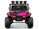 Mamido Mamido Elektrické autíčko Buggy BIG FOOT 4x4 ružové 24V | 800W | 60 kg | EVA | LED | 2,4 Ghz | ECO koža