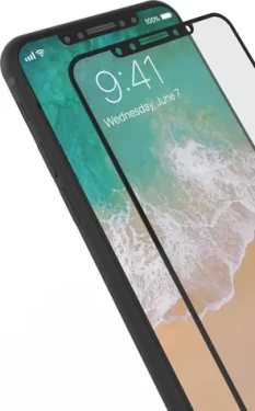 ESTUFF TitanShield pre Apple iPhone 8 Full Black / 0.3mm Asahi temperované sklo (ES501510)