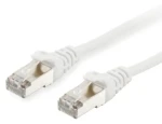 Equip Cat6A bílá / Patch kabel / S/FTP / RJ-45 / 0,15 m / LSZH / PoE+ (606000)