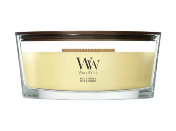 Woodwick Yuzu Vetiver sviečka loď (5038581187952)