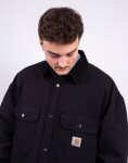 Carhartt WIP Košeľová bunda Prescott Black/Black garment dyed L