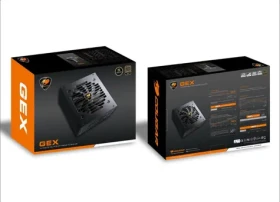 COUGAR GEX 750W čierna / PC zdroj / ATX / 750 W / 80 PLUS Gold / modulárne (CGR GEX-750)