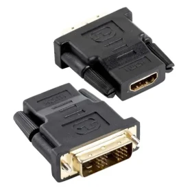 Techly IADAP-HDMI-651 černá / Redukce / HDMI na DVI-D 18+1 / Single Link / pozlacené konektory (IADAP-HDMI-651)