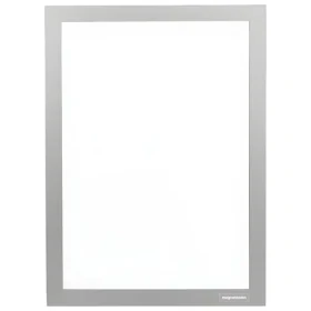 Magnetoplan Magnetický rámček Magnetofix strieborná / A3 / 2 ks / samolepiaca (MAGFRAMEADH3AG)