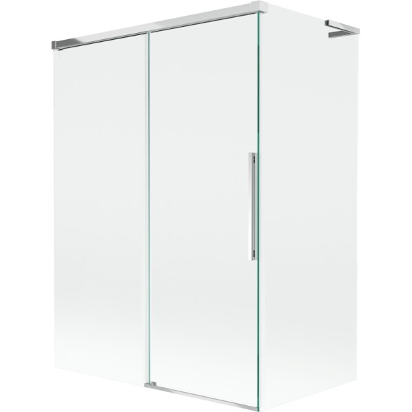 MEXEN/S - Rox L vaňová zástena 2-krídlová posuvná 120 + 70 x 150, transparent, chróm 8C9L-120-070-01-00