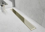 MEXEN/S - Flat M08 odtokový žľab 80 cm zlatý 1525080-15