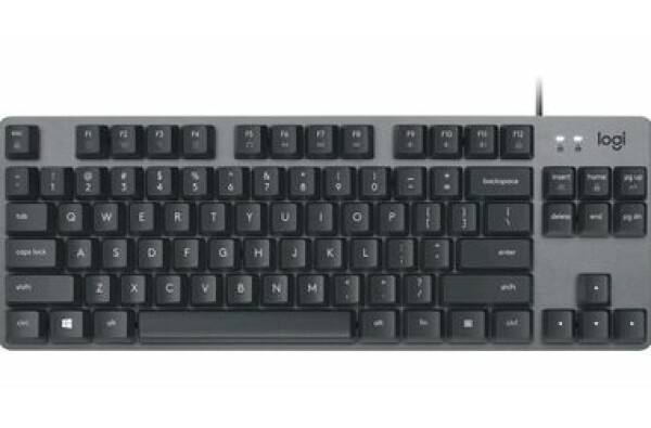 Logitech K835 šedá / Herná klávesnica / TKL / GX Red / DE Layout / USB (920-010007)