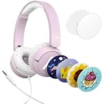 Lamax SoundKid1 Pink / slúchadlá s mikrofónom / 3.5 mm jack / kábel 1.2 m (LXOHMSOKI01PA)