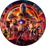 Jedlý papier Avengers: Infinity war 19,5 cm - Pictu Hap - Pictu Hap