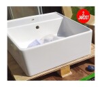 VILLEROY & BOCH - Keramický drez Single-bowl sink White alpin modulový 595 x 630 x 220 bez excentra 632061R1 2. akosť