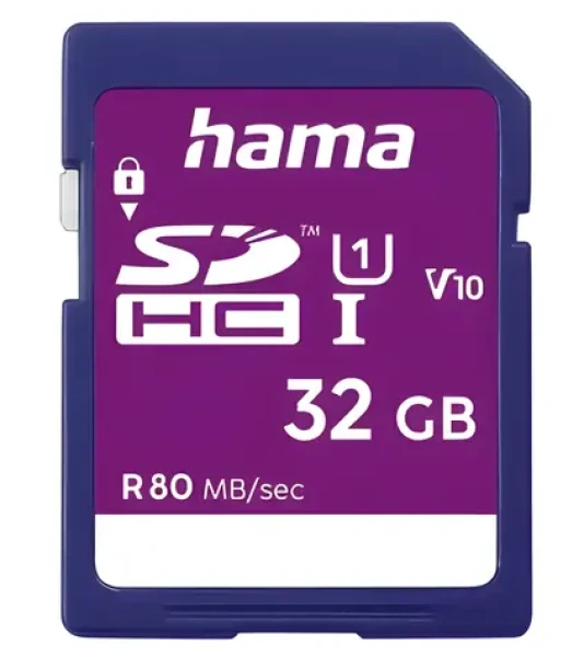 HAMA SDHC 32 GB / Pamäťová karta / Class 10 / UHS-I / 80 MB/s / V10 (124135)