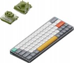 Nuphy - Air60 V2 Wireless Mechanical Keyboard - Bezdrôtová Klawiatura Mechaniczna Slim Lunar Gray Moss