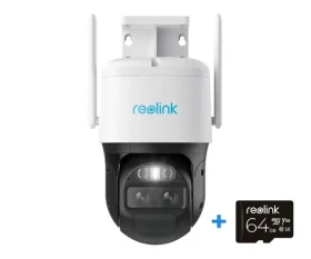 Reolink TrackMix Series G765 biela / vonkajšia IP kamera / 2560x1440 / mikrofón repro / IP65 / PIR / microSD (Trackmix Series G765)