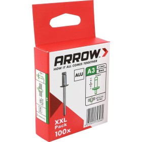 Arrow Tool Group 723080 slepý nit (Ø x d) 3 mm x 8 mm hliník RA 3 X 8 ALU 100ST 100 ks; 723080