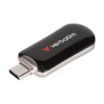 Verbatim Plectra 128GB čierna / Flash Disk / USB-C 3.0 / až 100 MBs (30225)