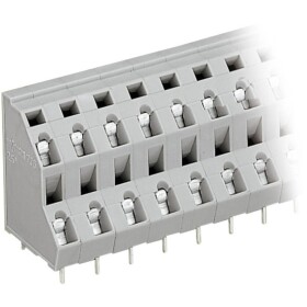 WAGO 736-506 dvojradový svorka 2.50 mm² Pólov 12 sivá 1 ks; 736-506