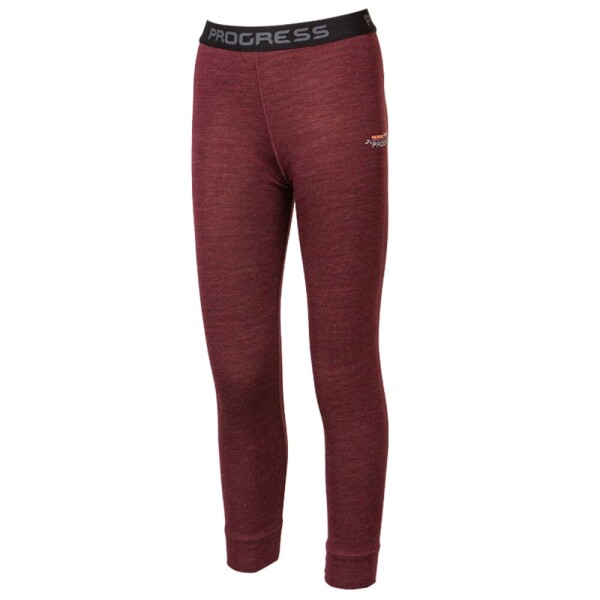 Detské termo nohavice Progress MB SDND merino-bamboo slivka/marhuľa 164/170 EUR
