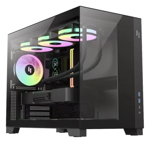 GameMax NEX C33 čierna / Skriňa / mATX / BTF (NEX C33 BK)