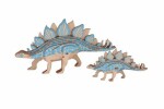 Woodcraft Drevené 3D puzzle Stegosarus 2v1