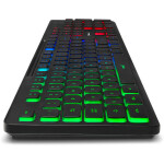 Niceboy ORYX K100 čierna / Herná klávesnica / membránová / RGB podsvietenie / USB / CZ layout (8594182424409)