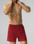 Boxerky Atlantic 2GMB-008 A'2 S-2XL námořnická modř-červená S