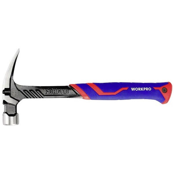 WorkPro WP241013 kladivo s rázštepom s ergonomickou rukoväťou, tvrdé 450 g; WP241013