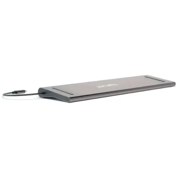 4smarts HUB 11v1 šedá / USB-C hub so stojanom / 11 portov / USB-C PD 100W / HDMI 4K / RJ-45 / DeX-Mode (456358)