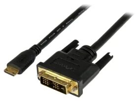 StarTech Mini HDMI - DVI-D čierna / Adaptérový kábel / 1 m (HDCDVIMM1M)