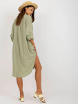 Dámske košeľové šaty TW SK BE 199D.85P pistáciové - FPrice L/XL