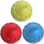 NERF Hračka pre psa Pískacia gumová loptička / Guma / Veľkosť M (80847)