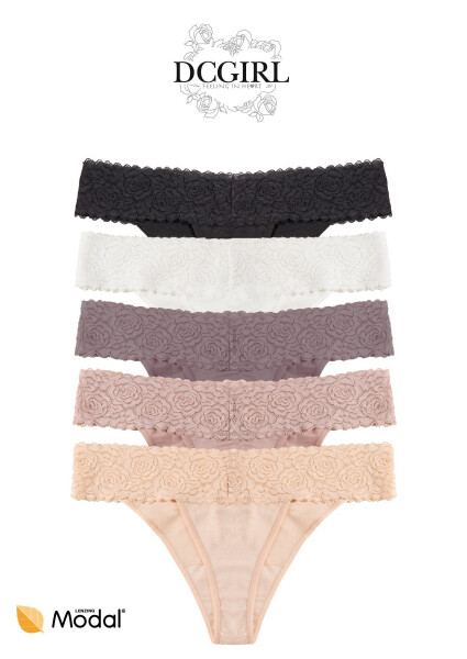 DC Girl tangá 26706/pattern.67 A'2 S-L modal směs barev M