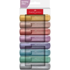 Faber-Castell Textliner 46 Metallic Zvýrazňovač - papierová krabička 8 ks (254678)