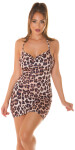 Sexy Koucla Clubdress with Animal print ZEBRA Einheitsgroesse